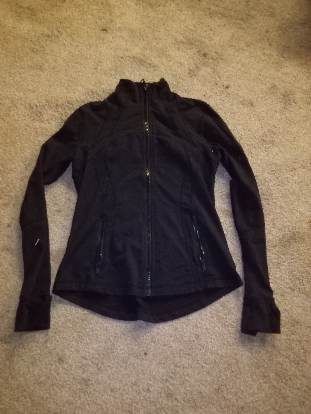lululemon athletica Black Fitted Full-Zip Jacket